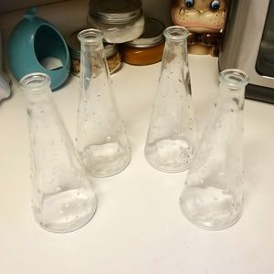 Set of 4 IKEA Vases